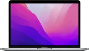 2022 Apple MacBook Pro with Apple M2 Chip (13-inch, 24GB RAM, 1TB SSD Storage) (QWERTY English) Space Gray (Renewed)