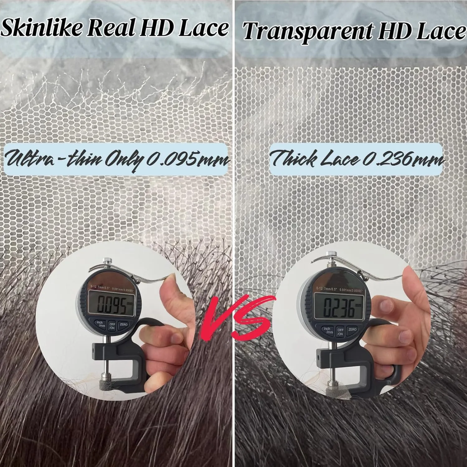 2X6 SKINLIKE 100% Real HD Lace Closure Straight Human Hair Closure 0.095mm Ultra-thin Invisible Swiss HD Lace Closure Pre Plucked Small Single Knots Brazilian Virgin Human Hair HD Closure 16inch