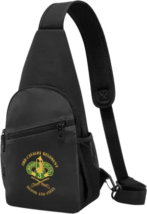 3rd Armored Cavalry Regiment Unisex Chest Bag Lightweight Crossbody Shoulder Bag Travel Pocket