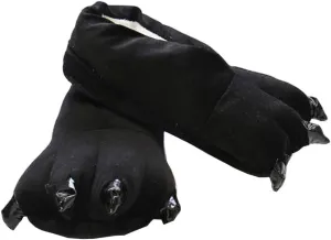 Adult Cute Plush Animal Paw Slippers Fuzzy Warm House Shoes