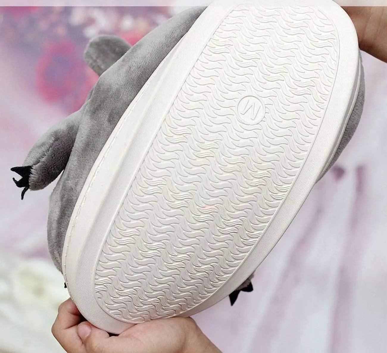 Adult Unisex Winter Warm Plush Animal Slippers,Soft Cozy Animal Styling Design Short Flannel Home Shoes,Animal Shaped Plush Booties,Carpet Slippers,Non-Slip Bedroom Shoes
