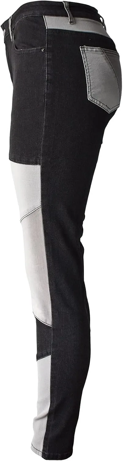 Aodrusa Womens Skinny Jeans High Waisted Stretch Slim Denim Butt Lift Pencil Pants Black