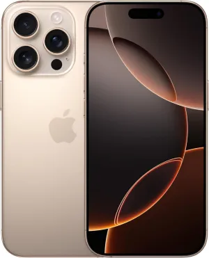 Apple iPhone 16 Pro Max, US Version, 512GB, Desert Titanium for AT&T (Renewed Premium)