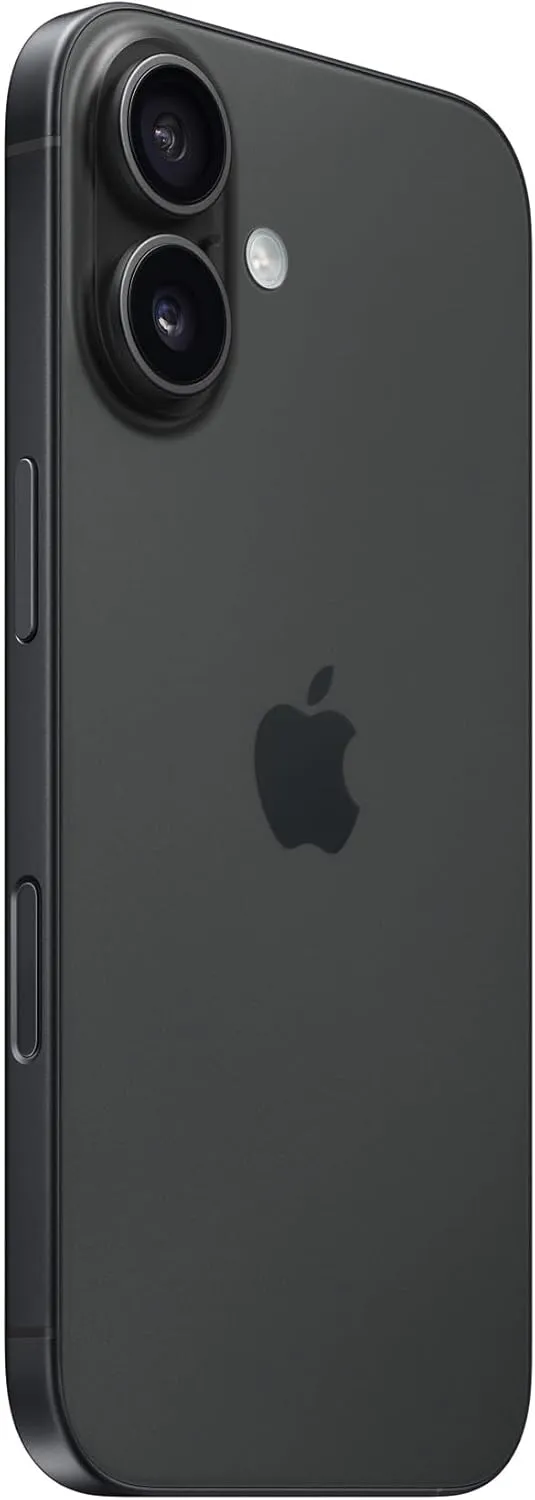 Apple iPhone 16, US Version, 128GB, Black - Unlocked (Renewed)