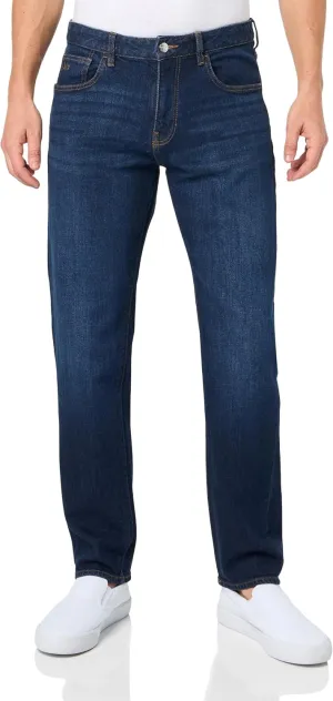 Armani Exchange Men's J16 Straight Fit Comfort Cotton Denim Pants