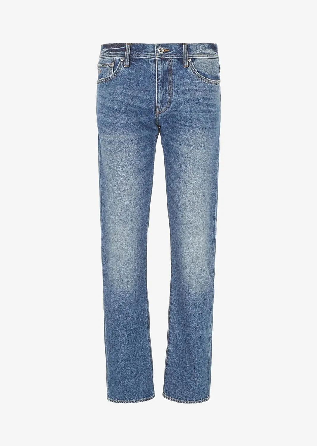Armani Exchange Men's J16 Straight Fit Non Stretch Cotton Denim
