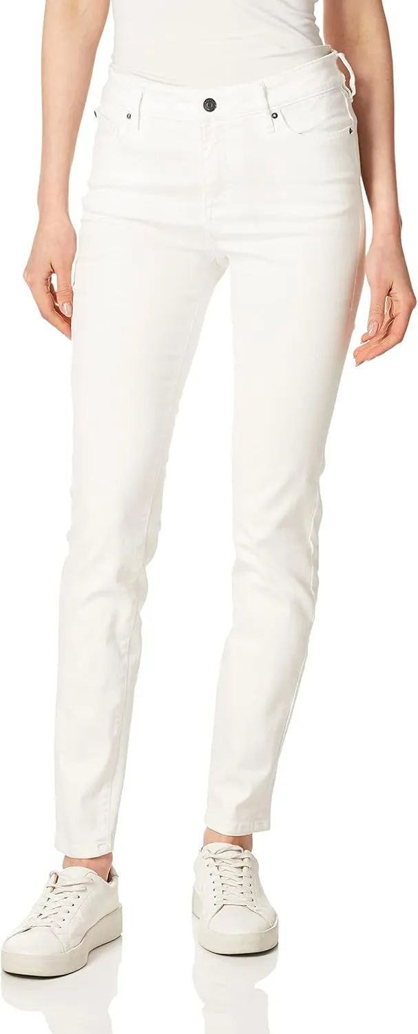 Armani Exchange Women's Basic Dark and Faded Denim Wash 5 Pocket Skinny Jeans