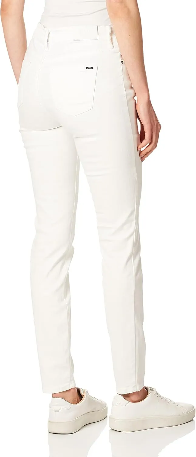 Armani Exchange Women's Basic Dark and Faded Denim Wash 5 Pocket Skinny Jeans
