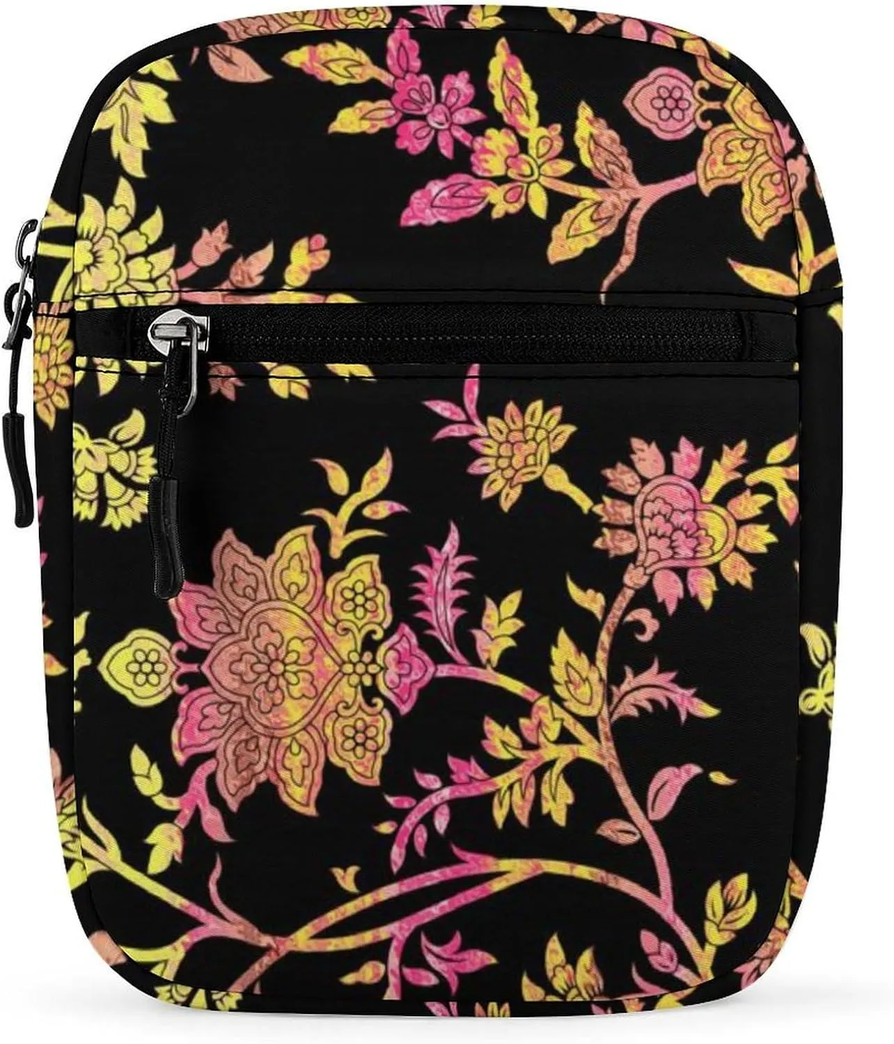 Artistic Spring Plants Theme Small Satchel Bag Mini Purse Crossbody Messenger Bag for Men Women Shoulder CrossBody HandBag