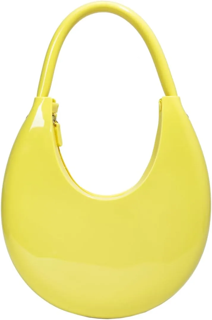 Axcone Easy and stylish French inspired jelly style shoulder bag, handbag, luxurious all day multi-functional