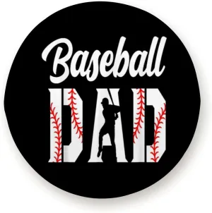 Baseball Dad for Trailer RV SUV Truck Camper Travel Trailers Accessories 16 inch