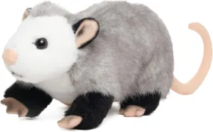Bearington Collection Harry Plush Opossum Stuffed Animal, 9 Inch
