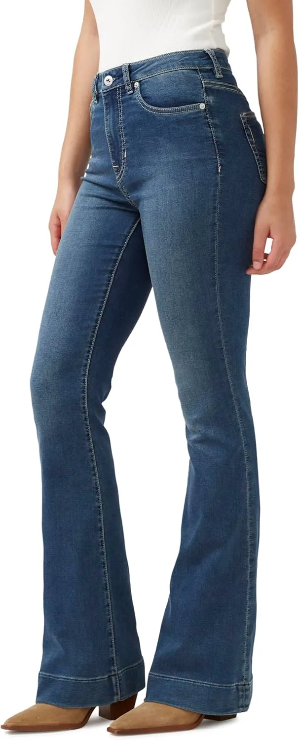 Buffalo David Bitton Women's High Rise Flare Joplin
