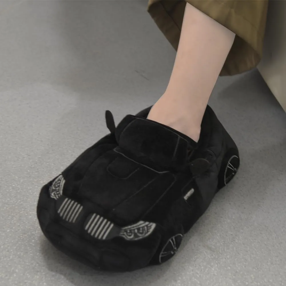 Car Shape Plush Slippers
