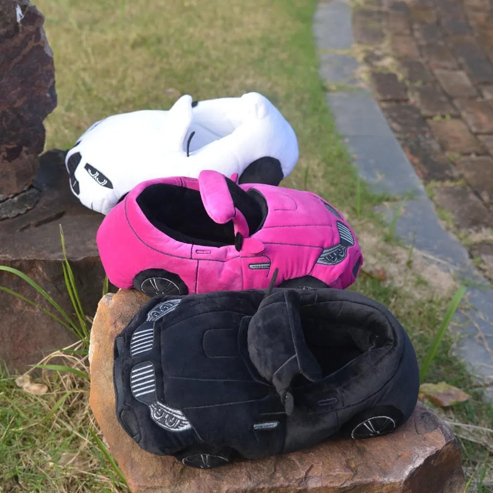 Car Shape Plush Slippers