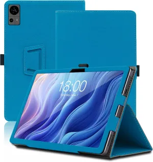 Case for Teclast T60, 12 inch, Teclast T60 Tablet Case, Folding Stand Protective Cover with Pencil Holder and Wrist Strap, Full Protection. (Light Blue)