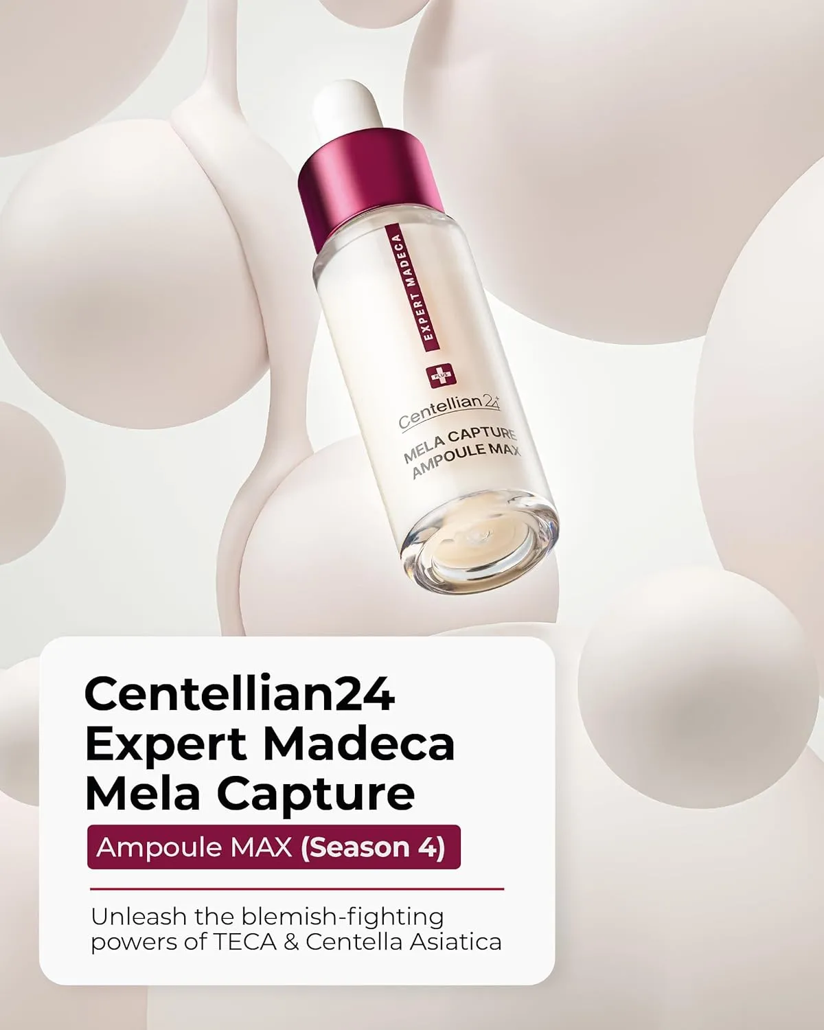 Centellian 24 Expert Serum (Season 4 (0.50fl oz x 3pc) - Korean Serum for Face Soothing & Even Tone for Men Women Dry and Sensitive Skin Blemish correcting ampoule Intensive Barrier Care by Dongkook