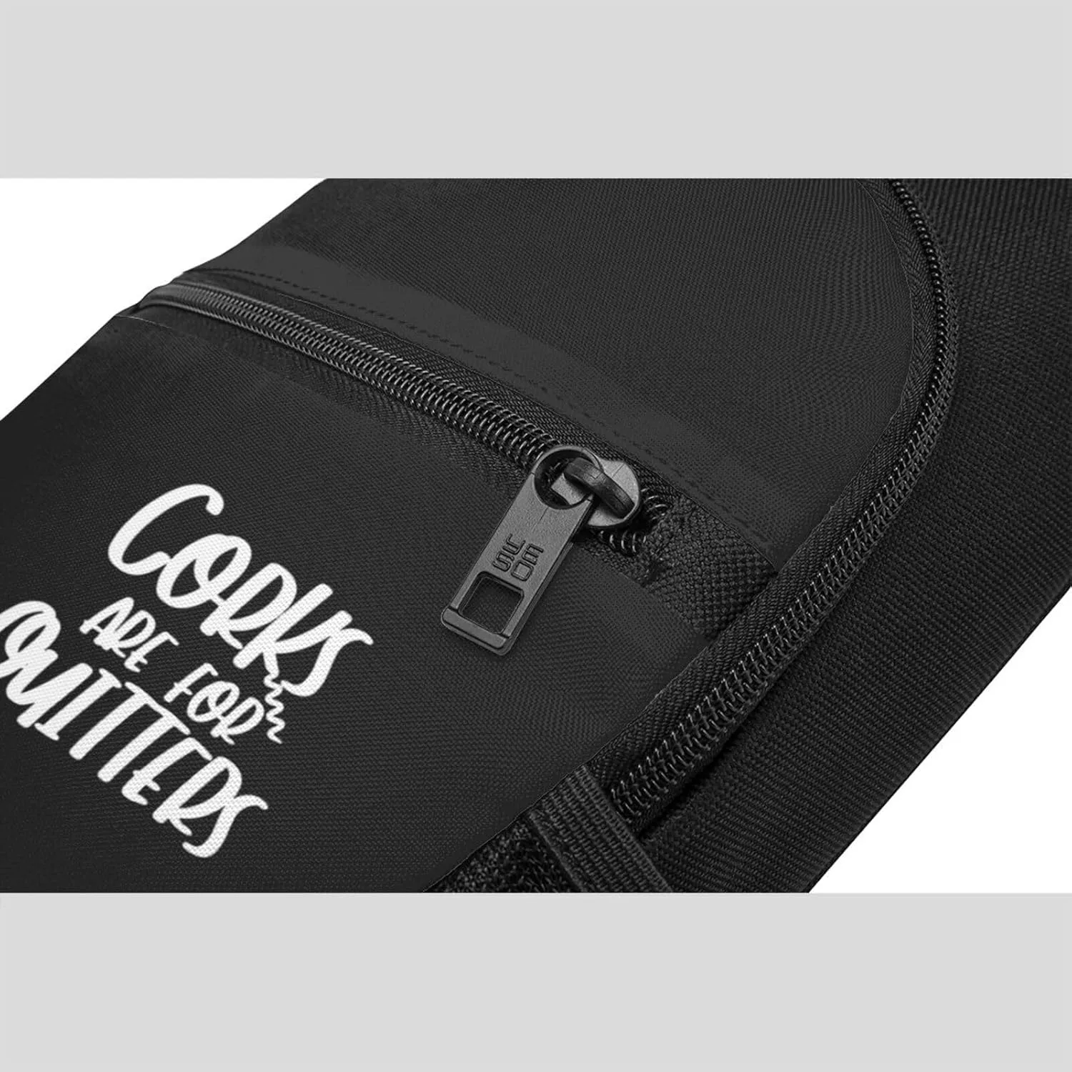 Corks Are For Quitters Unisex Chest Bag Lightweight Crossbody Shoulder Bag Travel Pocket Black