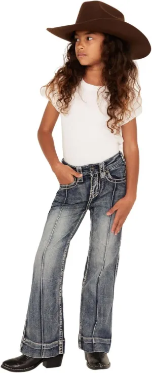 Cowgirl Tuff Western Jeans Girls Timeless Trouser 8 Reg Med GJTIMT Medium Wash