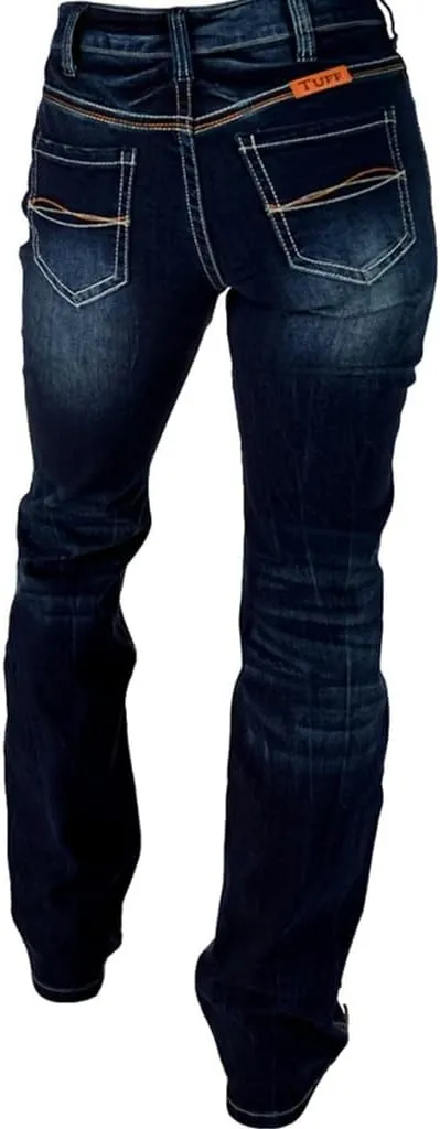 Cowgirl Tuff Western Jeans Womens Competitor Bootcut Dark Wash JCOMPT