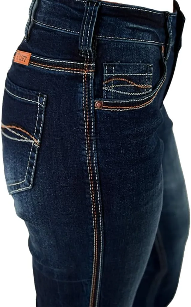 Cowgirl Tuff Western Jeans Womens Competitor Bootcut Dark Wash JCOMPT