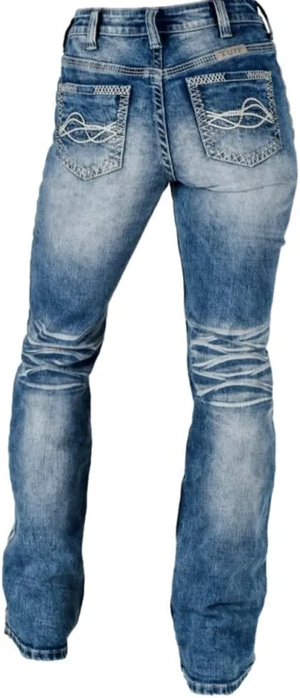 Cowgirl Tuff Western Jeans Womens Journey Medium Wash JJOURN