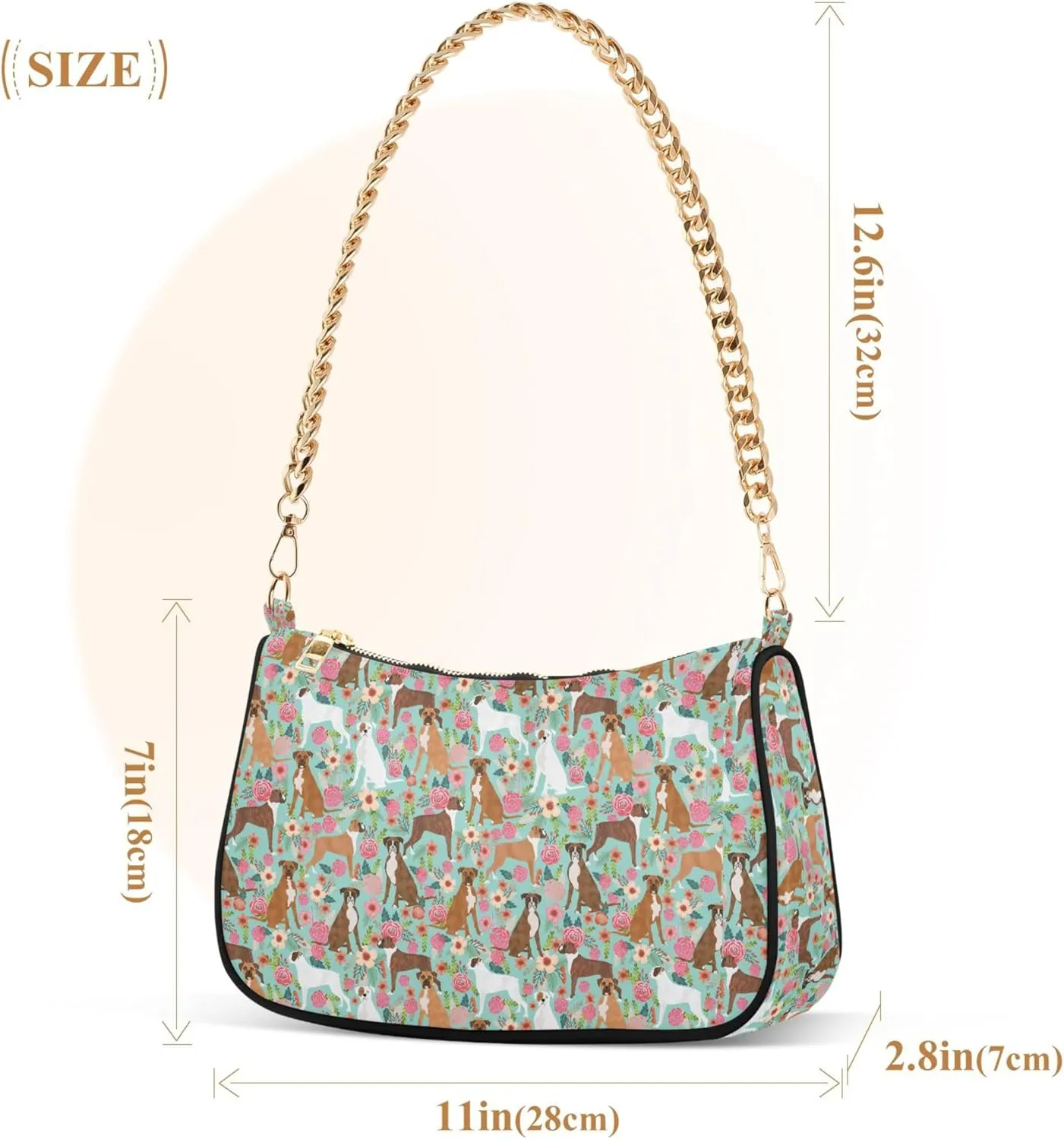 Crocodile Bush Green Cute Purse Bag Small Hobo Bag Women Small Handbag Chain Shoulder Bags Formal