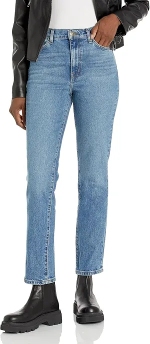 Current/Elliott Women's The Soulmate Slim Straight Jean – High Rise Pant, Lighthouse, 26