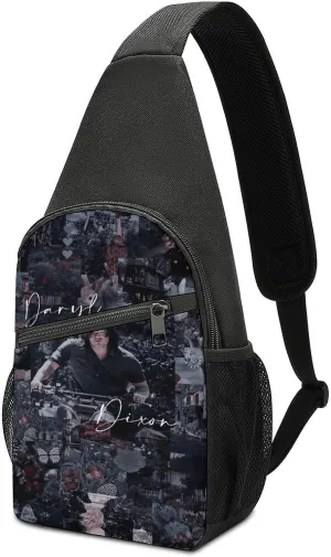 Daryl Dixon-Chapel Roan Multi-Functional Crossbody Bag With Storage Pockets And Anti-Loss Key Strap, Adjustable For Chest Shoulder One Size
