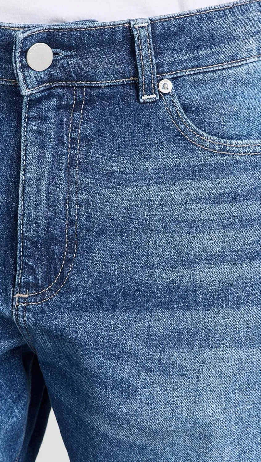 DL1961 Men's Russell Slim Straight Performance Jeans 34"