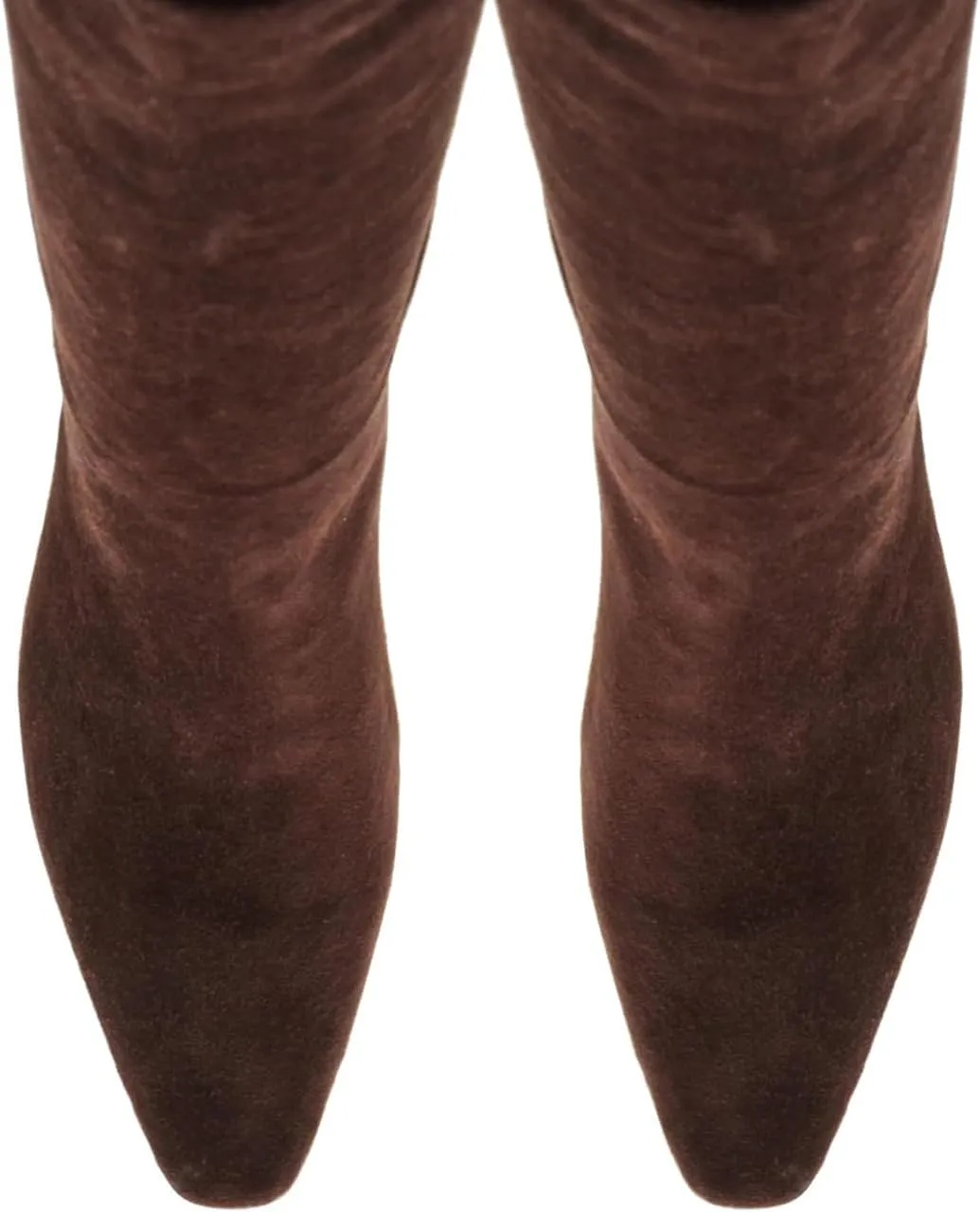 DOEYG Black Knee High Boots for Women Pointed Toe Kitten Heel Tall Boots Wide Calf Pull on Fall Fashion Long Boots