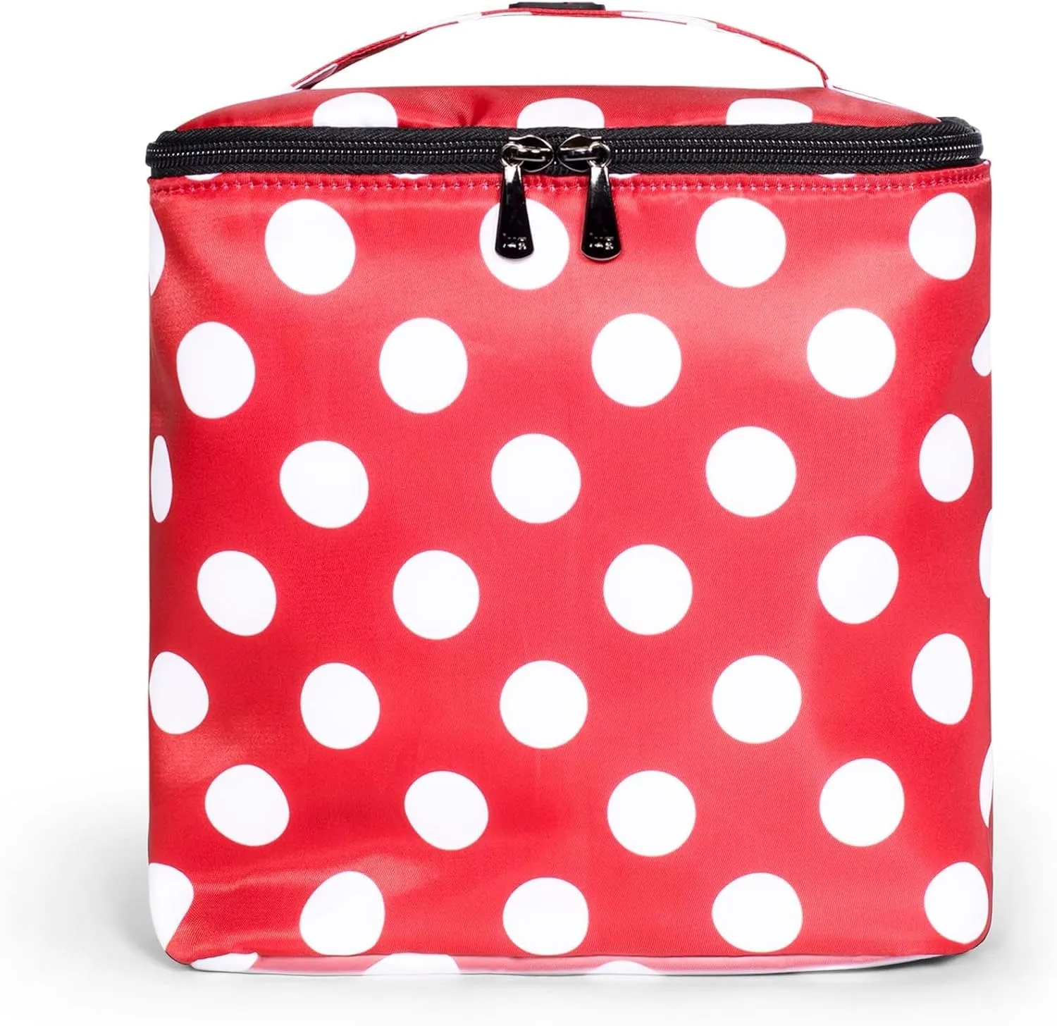 Dolly Cosmetic Case, CRIMSON LARGE DOT
