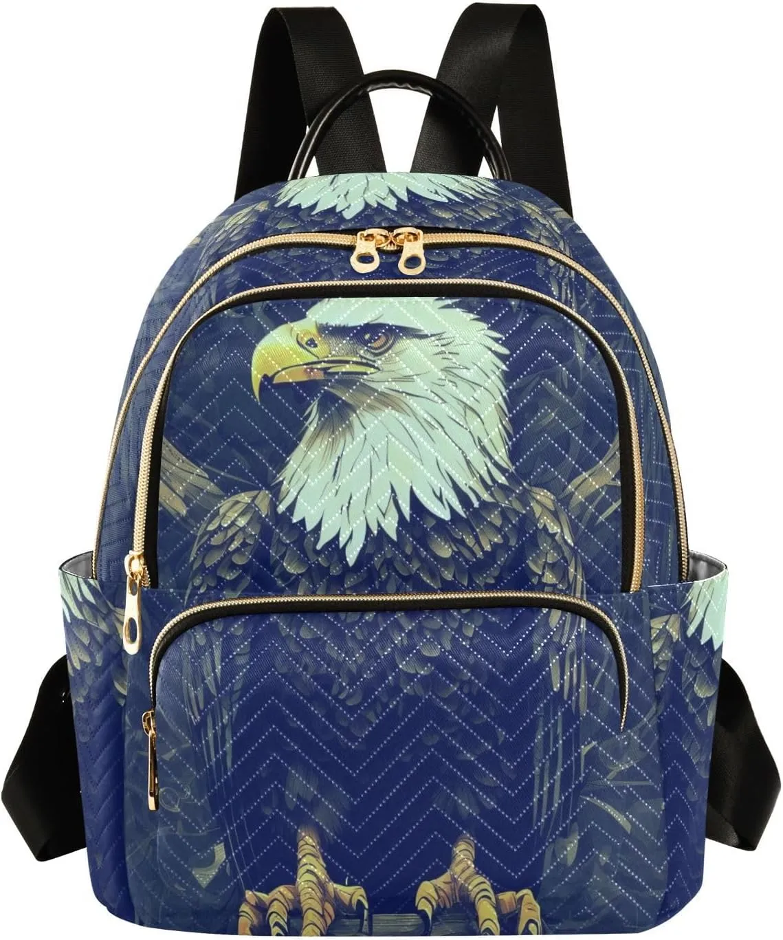 Eagle Mini Backpack Purse for Women Cute Small Backpack Light Weight Fashion Daypack for Work Travel Daily Backpack (Small Pattren 3)