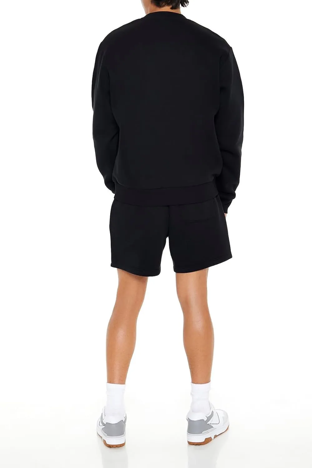 Forever 21 Men's Drawstring Cotton-Blend Shorts