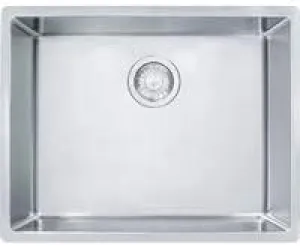 Franke CUX11023 Cube 24 Inch Undermount Single Basin Stainless Steel Kitchen Sink