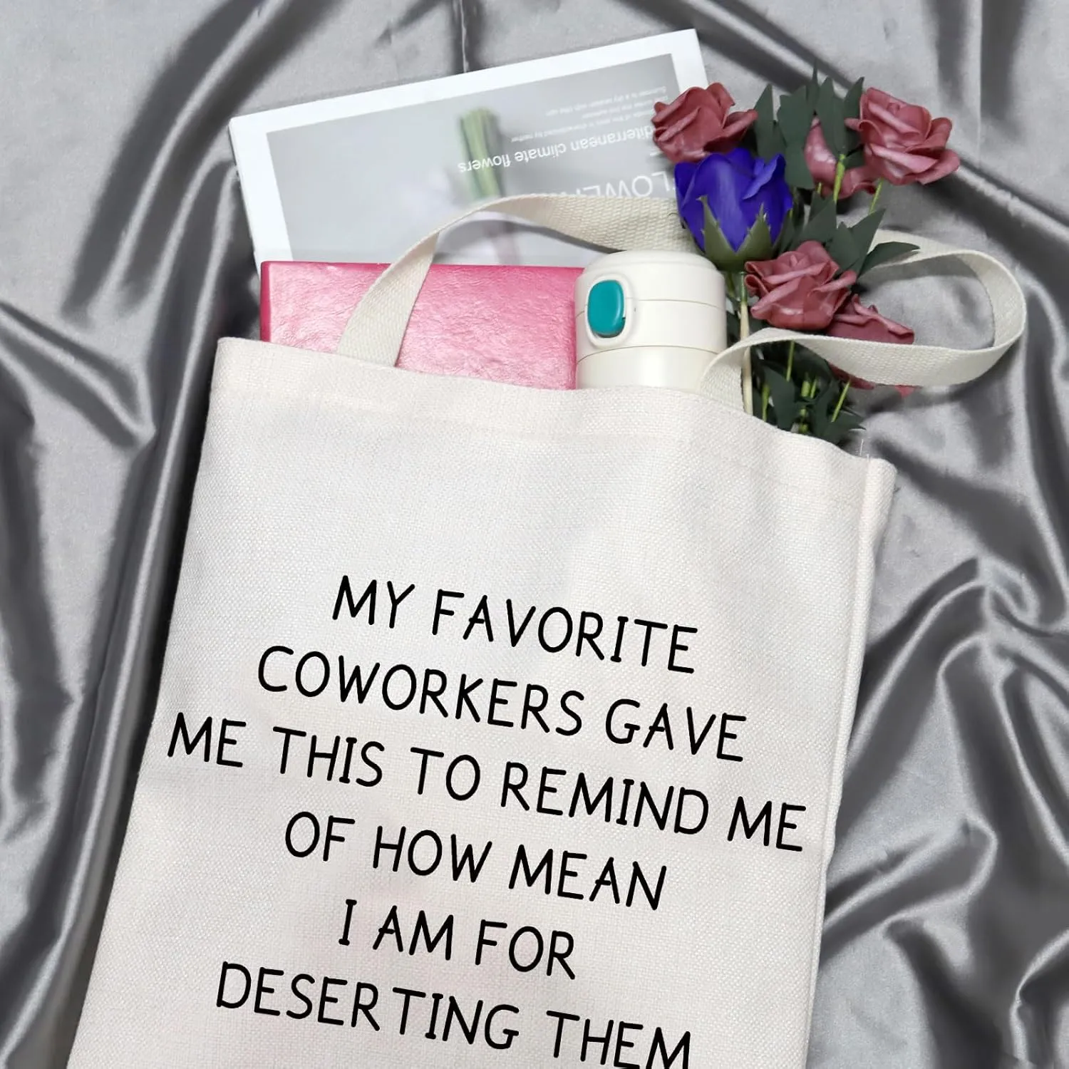 GJTIM Coworker Moving Away Gift Work Friend Leaving Farewell Gift Work Bestie Makeup Bag