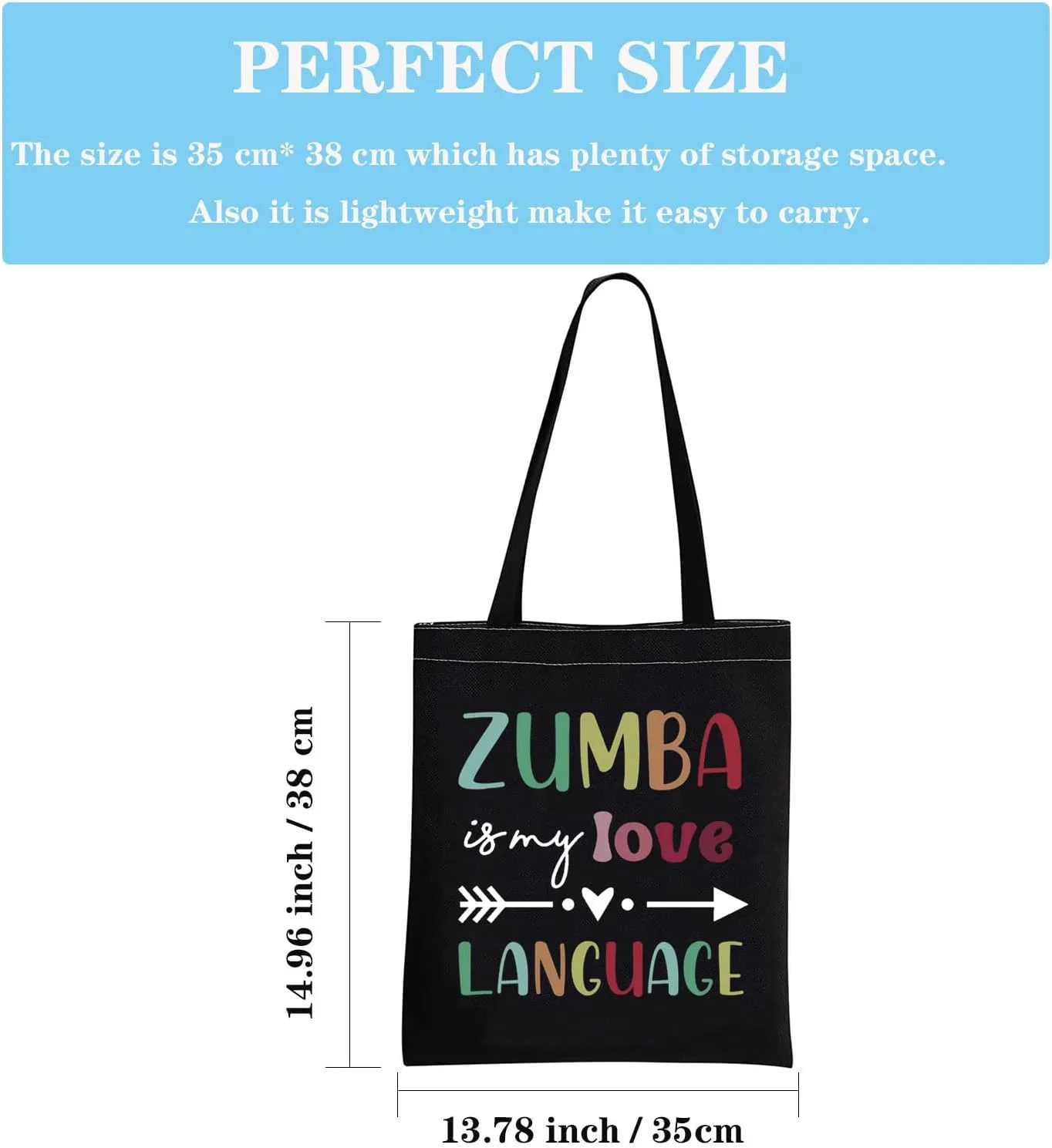 GJTIM Zumba Lover Gift - Zumba Teacher Appreciation Gift - Makeup Bag