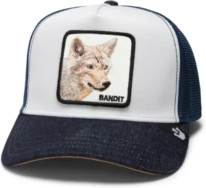 Goorin Bros. Core Denim Collection for Men and Women, Light Grey (The Bandit Coyote) One Size