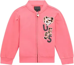 GUESS Girls' Eco Zip Up Sweatshirt