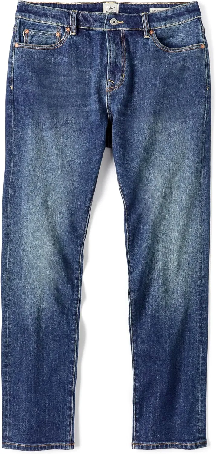 Huckberry Stretch Selvedge Denim Jeans for Men - 11.7 oz Mens Jeans with 1% Stretch, Copper Rivets- Year-Round Men Jeans