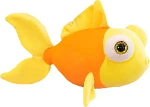 JOSON Goldfish Plush Stuffed Animal, Soft Goldfish Doll Pillow, Birthday for Boys and Girls (13.7 inch) (Yellow)