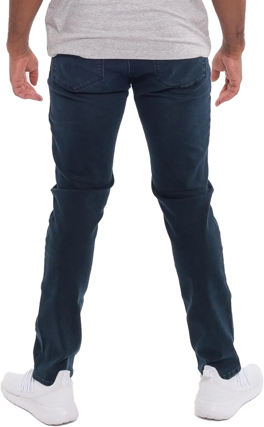 Kenneth Cole REACTION Slim Fit Jeans for Men, 2-Way Stretch Jeans Slim Fit 5-Pocket, Stretch Denim Pants for Men