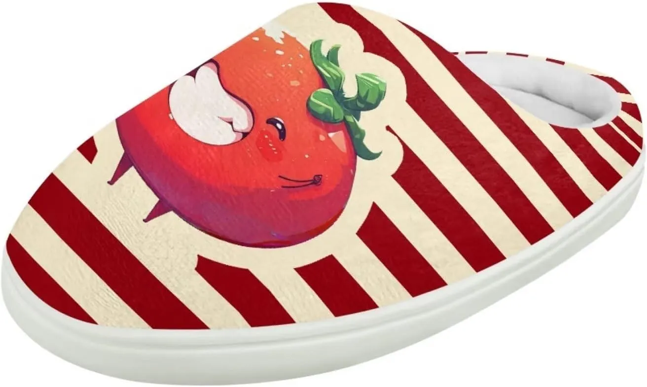 Kids Winter Warm Cotton Slippers Soft Plush Slippers Indoor Non Slip Flannel Fuzzy House Shoes for Boys Girls US 9-15