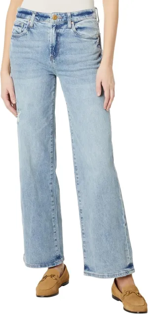 KUT from the Kloth Women's Miller High-Rise Wide Legs-5 Pockets in Candescent