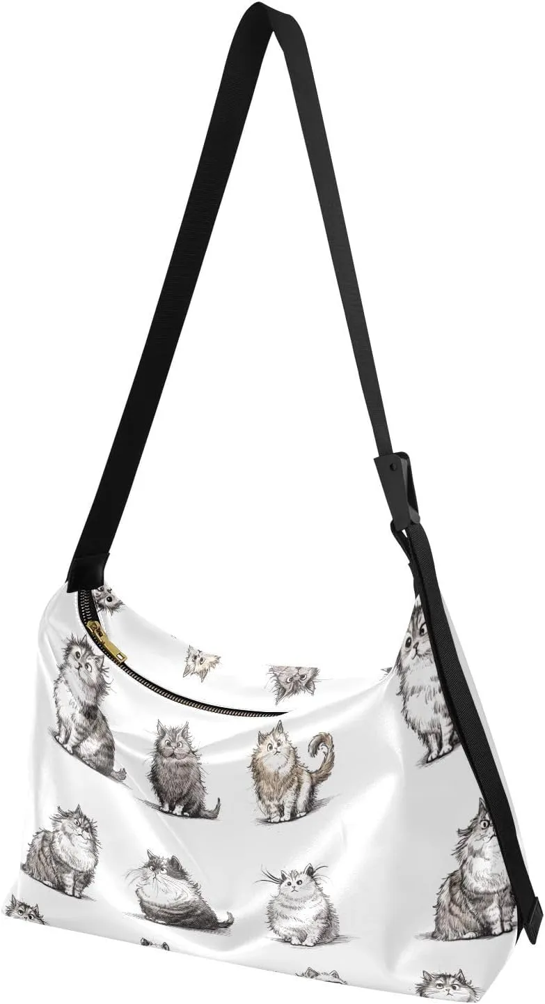 Ladies Anti Theft Crossbody Bag Waterproof Womens Crossbody Bag Cute Purse Cartoon Pet Pig Cute