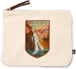Lantern Press Grand Staircase-Escalante National Monument, Utah, Lithograph, 100% Cotton Zipper Pouch, Travel Accessory, Go Bag