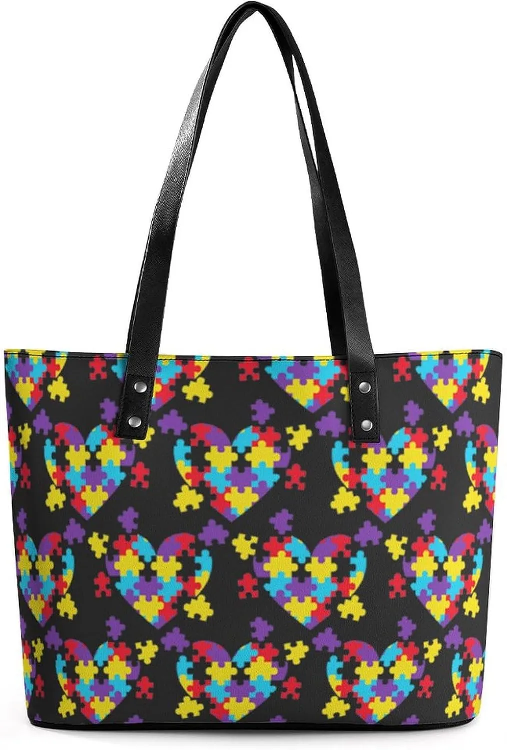 Large Tote Bag Fashion Handbag With Zipper For Women And Men