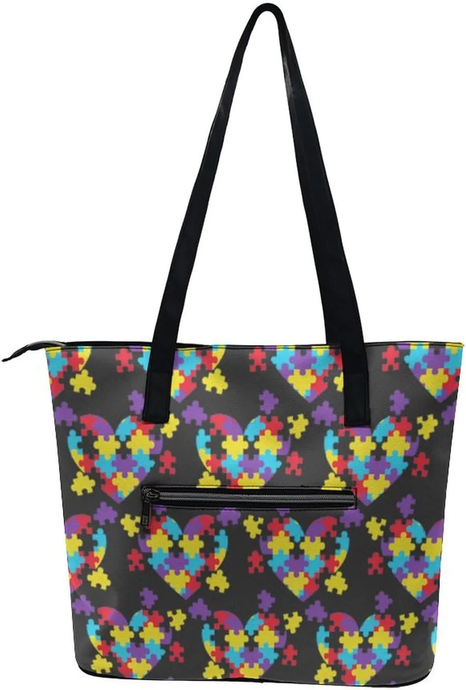 Large Tote Bag Fashion Handbag With Zipper For Women And Men