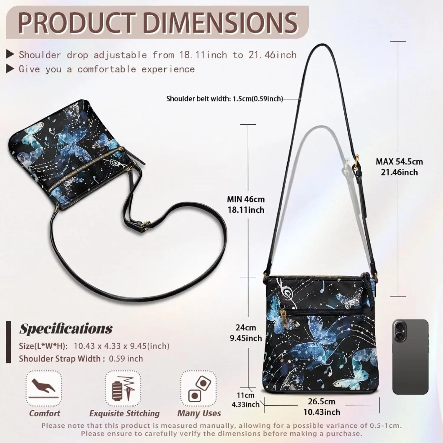 Leather Purse for Women, Leather Hobo Bag for Women Fashion Travel Sling Purse for Easter Valentine'S Day