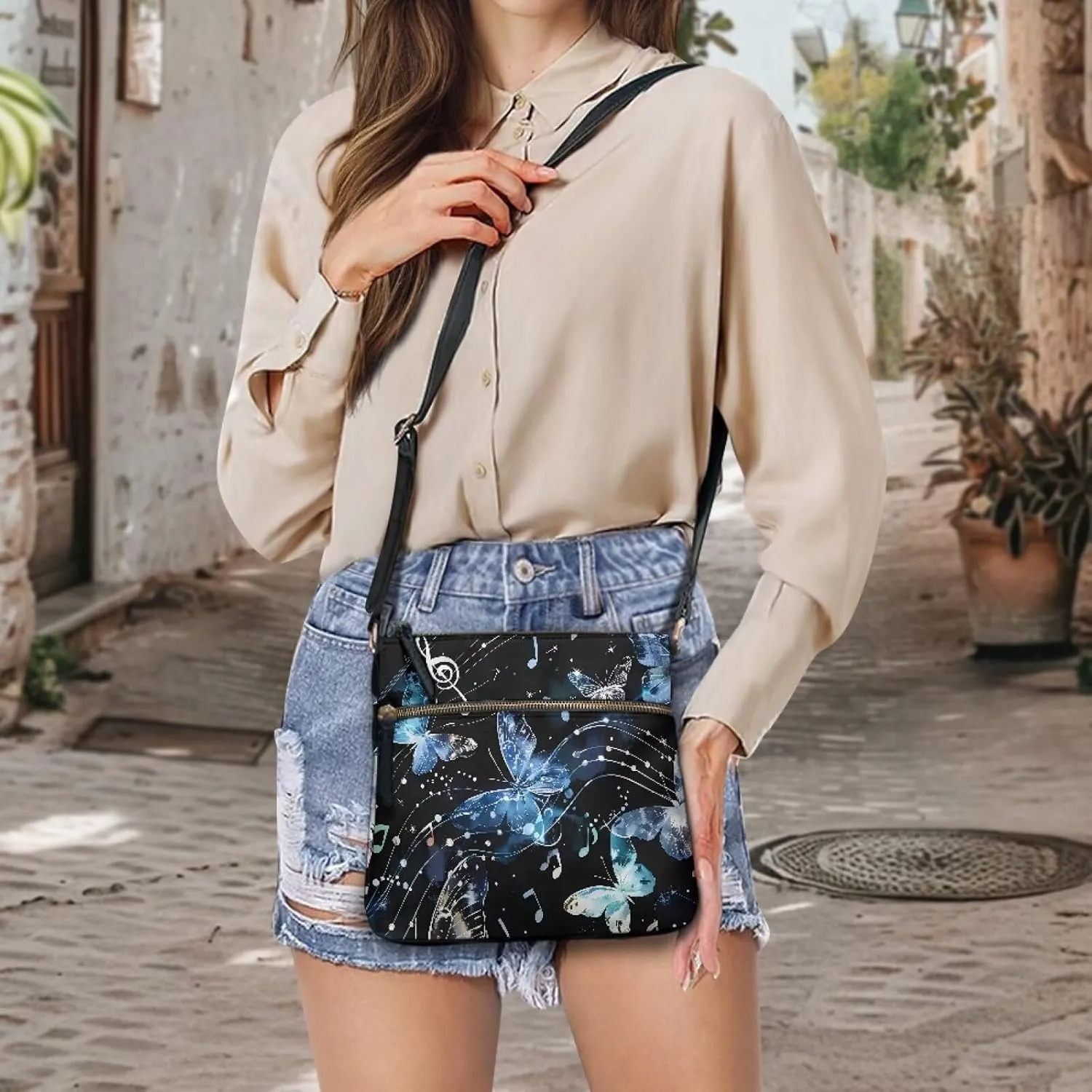 Leather Purse for Women, Leather Hobo Bag for Women Fashion Travel Sling Purse for Easter Valentine'S Day